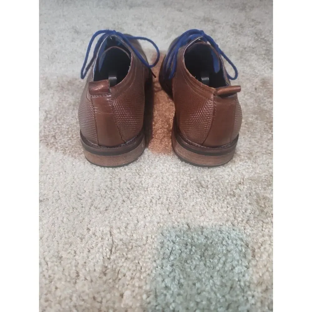 Steve Madden Shoes Men's P-Lesko Brown Leather Oxford Size 9.5
